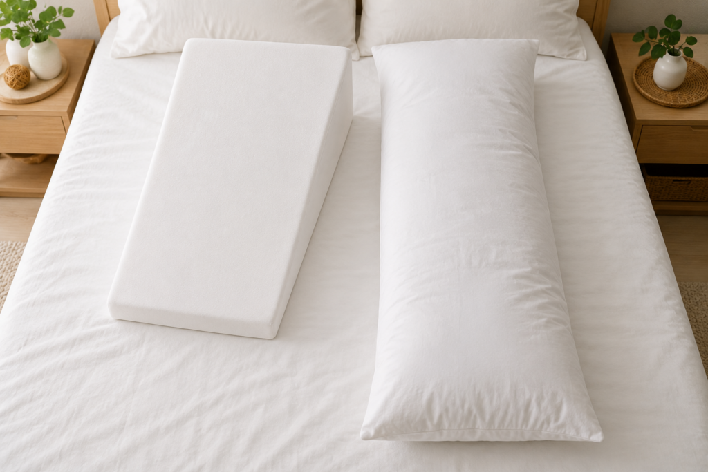 pillow trick for sleep apnea wedge and body pillow options