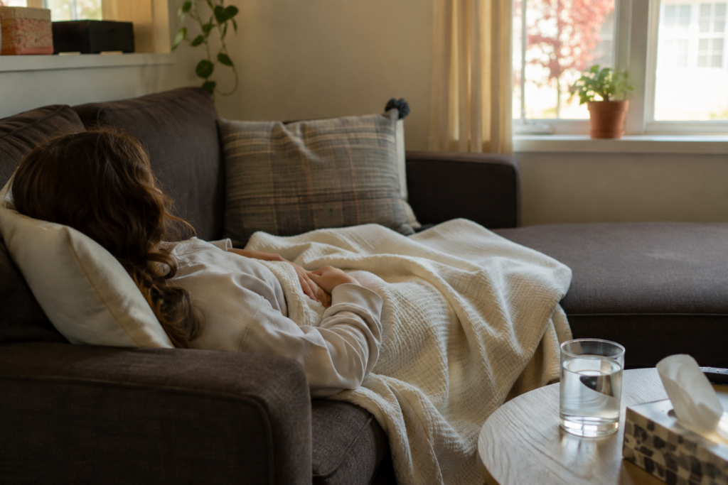 c diff recovery at home with rest and hydration