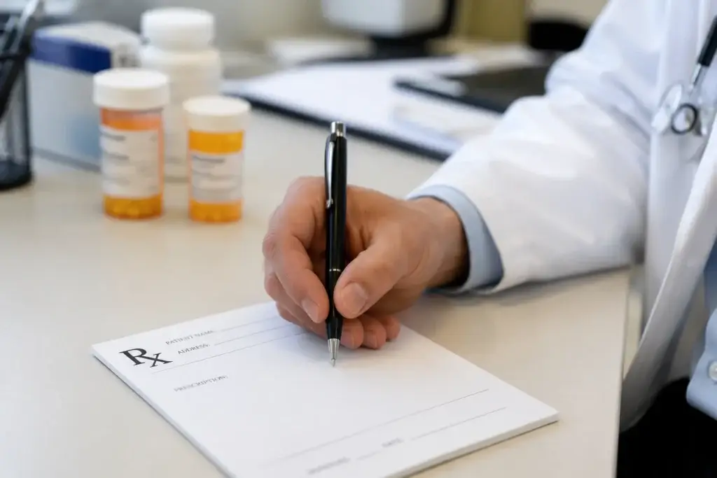 doctor prescribing safe antibiotic treatment for STIs during pregnancy