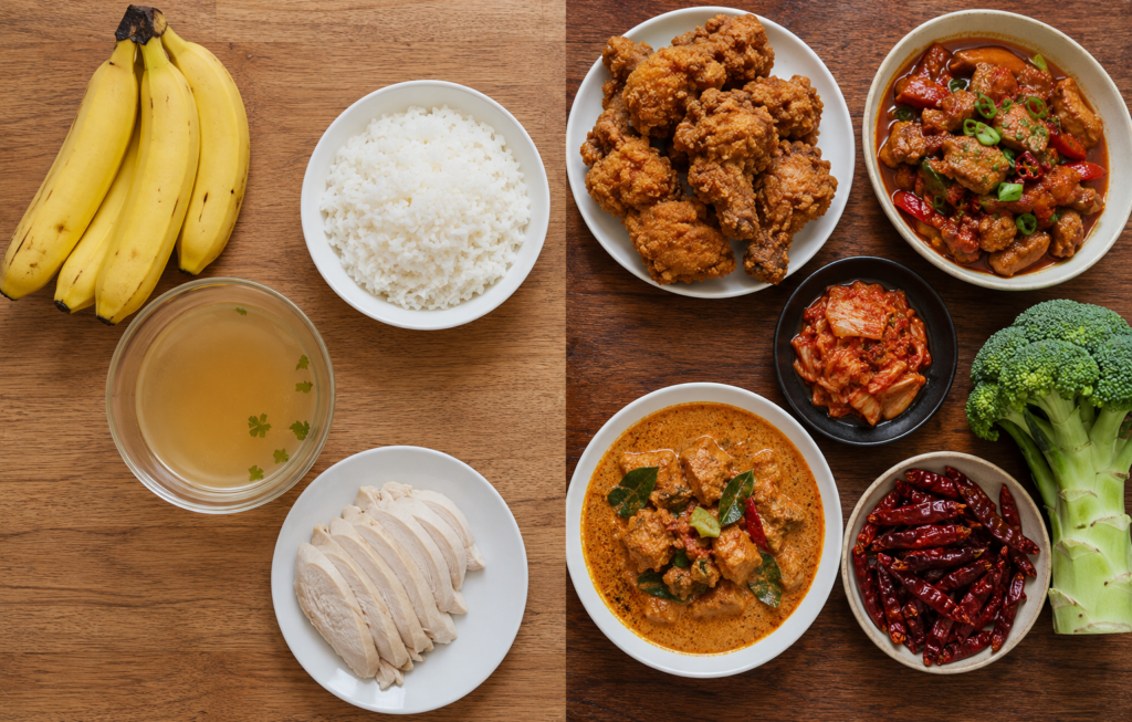 foods for c diff recovery next to foods to avoid with c diff