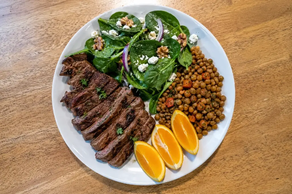 foods that increase ferritin levels on a dinner plate3