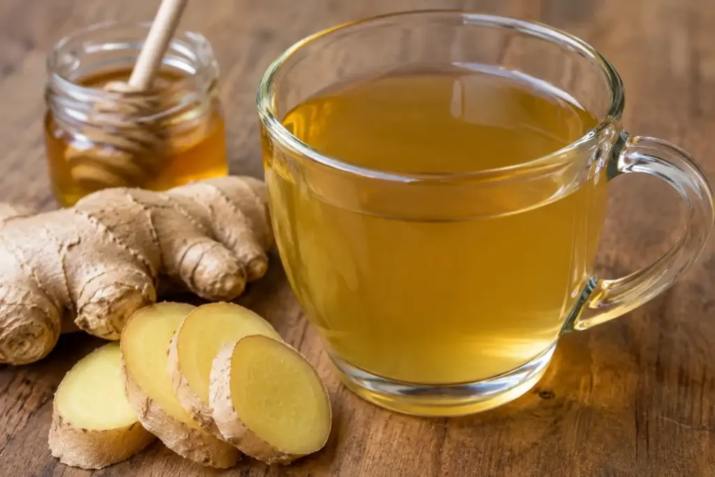 ginger tea for post nasal drip and sinus congestion relief