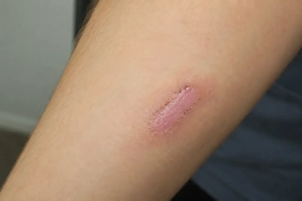 healthy wound care color showing new pink skin~1