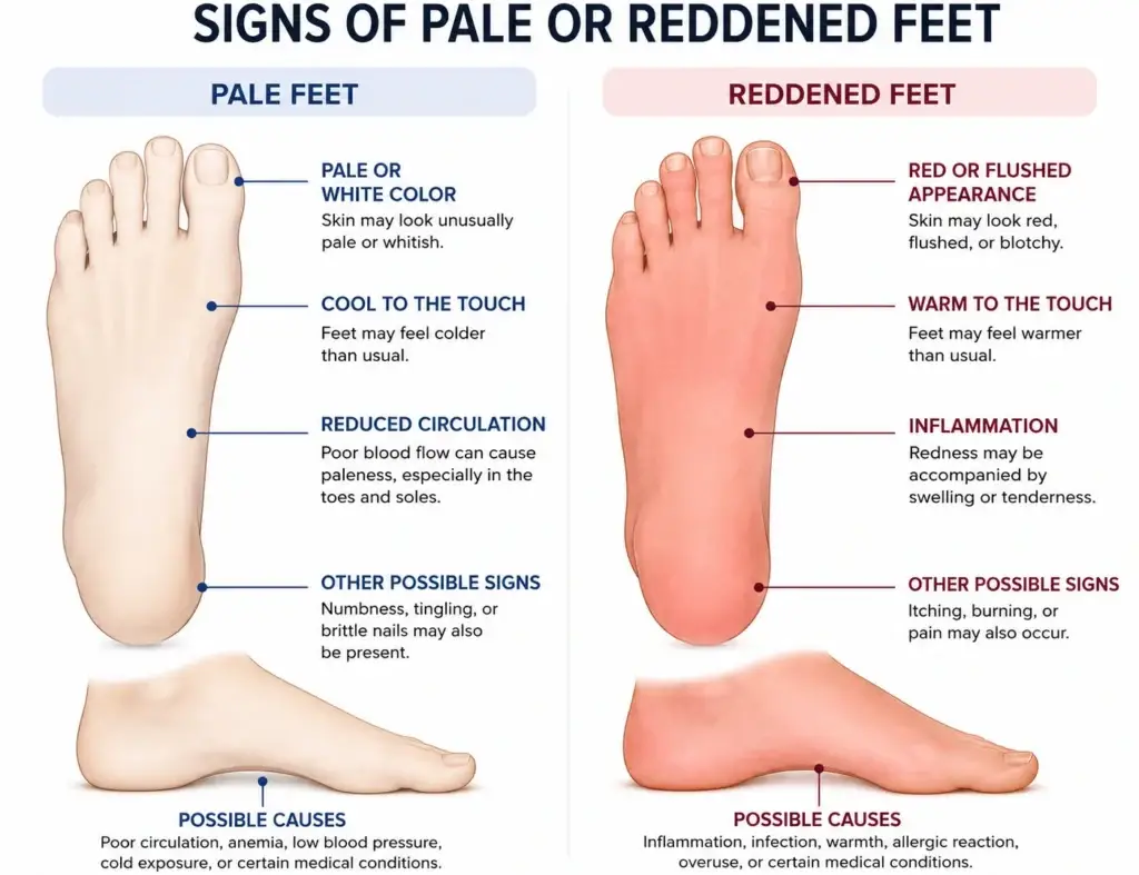 What Your Feet Say About Your Health When the Color Changes