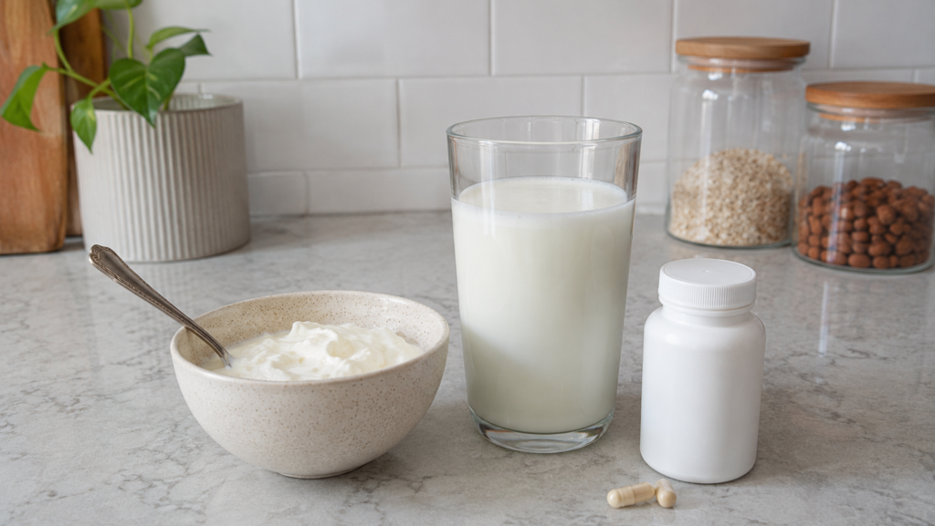probiotics for c diff including yogurt kefir and supplements