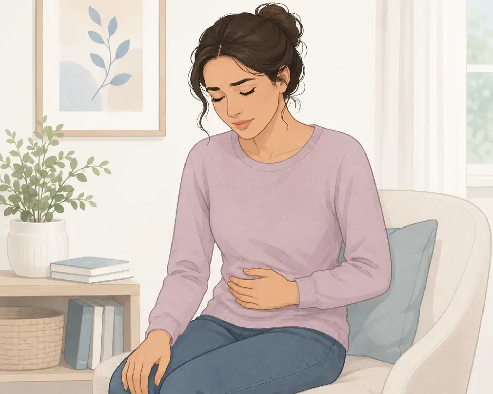 woman experiencing pain and bleeding during sexual intercourse