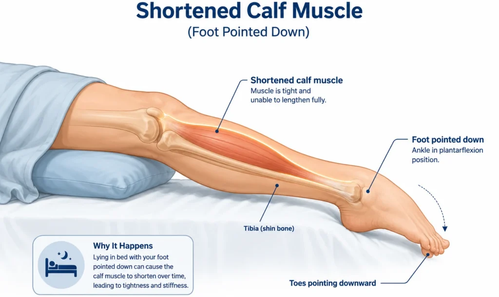 charley horse causes while sleeping calf muscle position