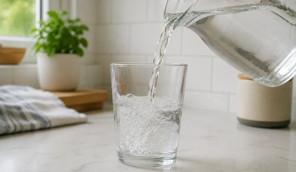 drinking water helps ease burning when you pee