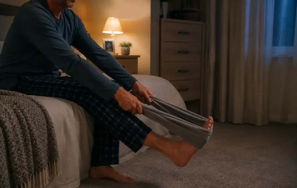 prevent leg pain at night stretching routine